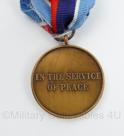 UN Medal in the service of peace met medaille balk  - 8 x 3,5 cm