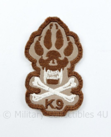 Defensie en US Army K9 honden unit patch - 8 x 5 cm - origineel