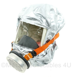 Emergency Escape eenmalig Gasmasker - zilver/oranje - NIEUW - origineel