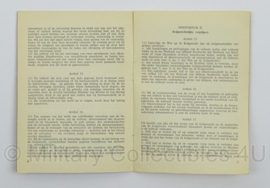 Handleiding Reglement Betreffende de Krijgstucht 3e druk 27-3103 - afmeting 10 x 15 cm - origineel
