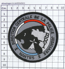 Franse politie embleem Nantes Direction centrale de la Police Judiciaire - diameter 9 cm -  origineel