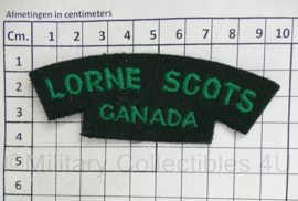 Canadese leger Lorne Scots Canada shoulder title - 9,5 x 4 cm - origineel