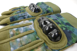 3M Tactical gloves met kunststof knokkels in NFP camo - maat M t/m XXL - nieuw - replica