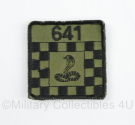 Klu Luchtmacht borst embleem 641 Squadron - klittenband - 5 x 5 cm - origineel
