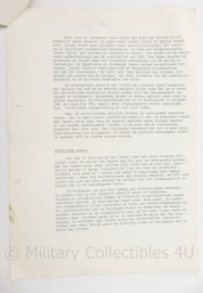 Sinfo Bulletin nummer 1 Sinaï missie Kmarns en Kmar Multinational Force & Observers- origineel