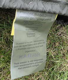 Defensie Mesh Tent Light 1 persoon Muskiet permethrine - 210 x 150 x 170 - nieuw - model 2026 -  origineel