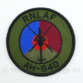 KLu Koninklijke Luchtmacht embleem RNLAF AH-64D - met klittenband  - 9 cm. diameter