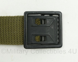 US Army OD Olive Drab manschappen broekriem US JQMD 1945 - 100 x 3 cm -  origineel