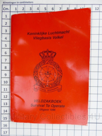 KLU Koninklijke Luchtmacht Vliegbasis Volkel veldzakboek Survival to Operate - uitgave 1996 - origineel