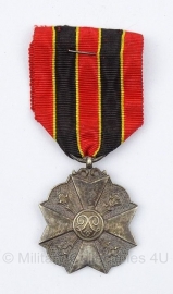 Belgische burgerlijke ereteken medaille  - zilver - Origineel