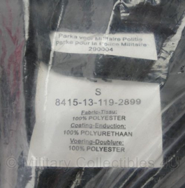 Belgische Parka voor de Militaire politie MP -  Maat Small - nieuw in verpakking - origineel