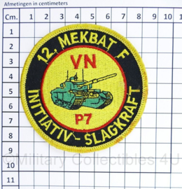 Zweedse leger 12 Mekbat F VN P7 embleem - origineel