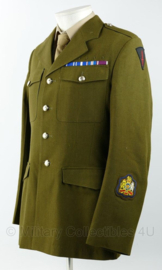 Britse leger Commando uniform met veel insignes - 176/104/88 - origineel