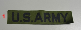 US "US Army" branch tape naamlint  - origineel