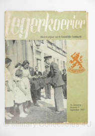 Defensie legerkoerier 1957  - 7e jaargang, nummer 9 - september 1957 - origineel