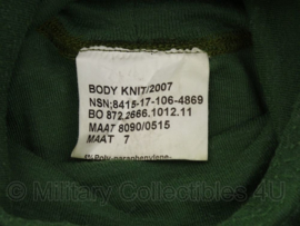 KLU Koninklijke Luchtmacht  UNDERSHIRT, FLYER'S brandwerend Hemd brandwerend Vlieger sage green - maat 8 - NIEUW - origineel