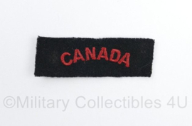 Canadese leger Canada shoulder title - 8 x 3 cm - origineel