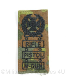 Bundeswehr abzeichen flecktarn Schafschutzen Expert Rifle Pistol MG -8,5 x 4 cm - origineel