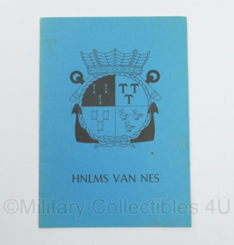 KM Koninklijke Marine herinneringsboekje F 833 HNLMS Van Nes - 20,5 x 14,5 cm - origineel