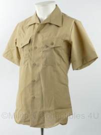 US Army Man's Shirt Khaki Shade 2122 Quarter sleeve overhemd - maat 39 halsomtrek - nieuw - origineel