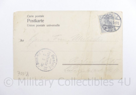 WO1 Duitse Postkarte Gruss Aus Berlin 1906  - 14,5 x 9 cm - origineel