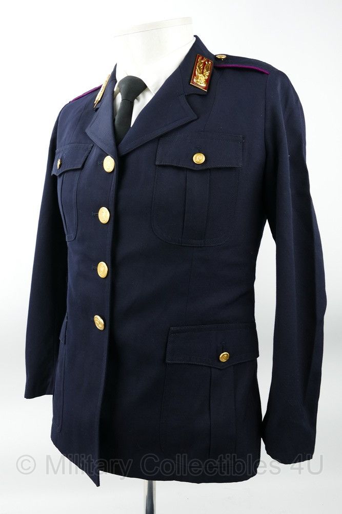 Italiaanse Polizia Di Stato uniform met kraagspiegels - jas maat 42L, broek maat 44-6-R - origineel
