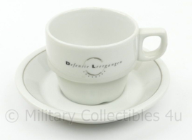 Defensie Leergangen kopje en schotel set - origineel