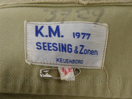 KMAR Koninklijke Marechaussee "sinaai missie" overhemd en broek met originele insignes - maat 42 - origineel