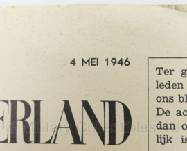 Tijdschrift Ons Vrije Nederland 5e jaargang No 48 - 4 mei 1946 - origineel