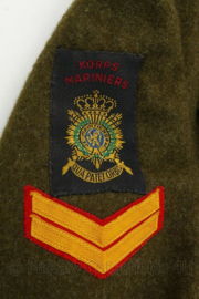 KMARNS MVO mantel Korps Mariniers mantel jaren '50 - maat 45  - origineel