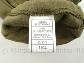 KL Landmacht en Korps Mariniers handschoenen SF Special Forces met aramide protection - coyote - zeldzaam - maat 11/XL - origineel