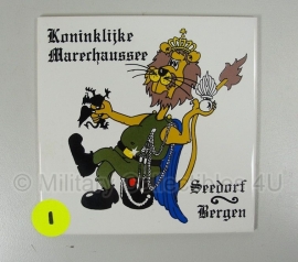 Tegel Koninklijke Marechaussee Seedorf/ Bergen-  origineel Nr.1