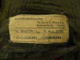 KL Nederlandse leger DT uniform jas uit de jaren '60 Onderluitenant - Veldartillerie - maat Small/Long - origineel