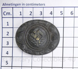 WO2 Duitse RAD Weibliche Jugend Erinnerungsbrosche in Silber Brosche maker ANG - 5 x 4 cm - origineel