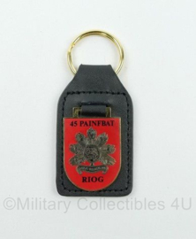 Defensie 45 PAINFBAT 45 Pantserinfanterie Bataljon Regiment Infanterie Oranje Gelderland sleutelhanger - 9 x 4 cm - origineel
