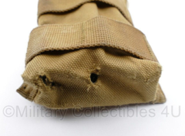 Defensie Coyote single Magazin pouch magazijntas M4 C7 C78 Diemaco Molle - 8,5 x 4 x 13 cm - origineel