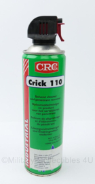 CRC Crick 110 Oplosmiddelreiniger en product voor het verwijderen van penetrant spuitbus 500ml - met NSN-nummer