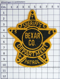 Amerikaanse Politie embleem American Bexar CO. Patrol Sheriff's Department patch - 10 x 8,5 cm - origineel
