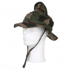 Boonie hat met vast vak voor muggennet- Franse CCE camo - Medium of XXL