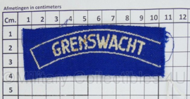 Grenswacht straatnaam Brabantse weef 1944-1947 - zeldzaam - 10 x 3,5 cm -  origineel