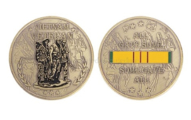 US Vietnam oorlog Vietnam veteran coin herinneringsmunt - diameter 4 cm
