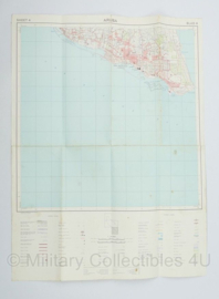 Defensie stafkaart Aruba blad 4 - schaal 1: 25.000 - 70 x 52,5 cm - origineel