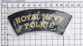 Britse leger Royal Navy Police straatnaam shoulder title paar - 11,5 x 5 cm - origineel