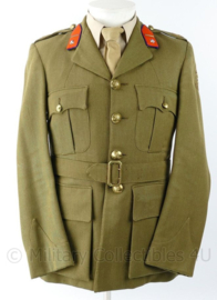 Nederlandse leger MVO vroeg model jaren '50 uniform jas Majoor - gedragen - maat Small - origineel