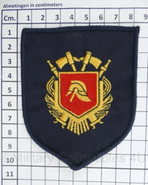 Brandweer embleem  - 10 x 8 cm - origineel