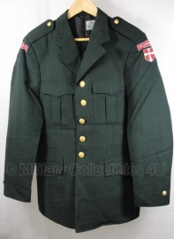 Deens uitgaans uniform - met "Danmark"patch en vlag - borstomtrek 90-97 cm. - origineel