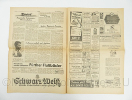 WO2 Duitse krant 8 Uhr Blatt 20 juni 1941 - 47 x 32 cm - origineel