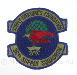 US air force USAF embleem "36th supply squadron" - origineel