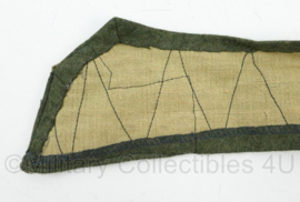 Groene luxe kraag met metaaldraad - 41 x 9 cm - origineel