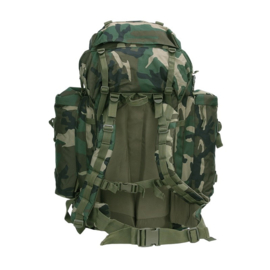 Commando rugzak met zijtassen groen - inhoud 70 liter + 16 liter - licht gebruikt - nieuw gemaakt